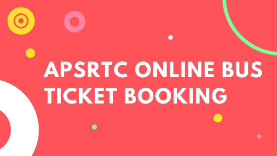 APSRTC Online bus ticket booking