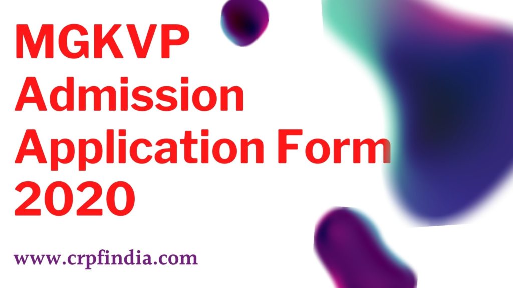 MGKVP Admission Application Form