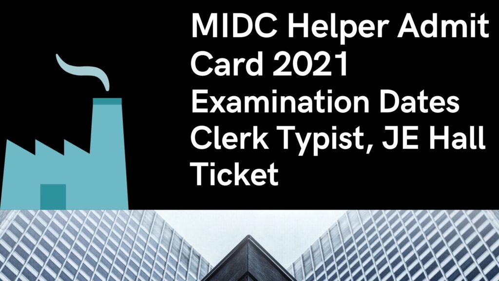 MIDC Helper Admit Card