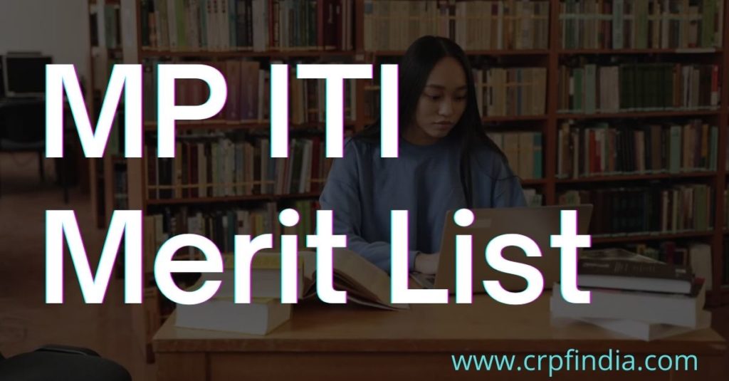 MP ITI 1st Merit List