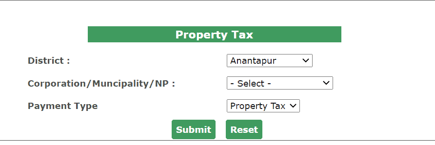 property tax online