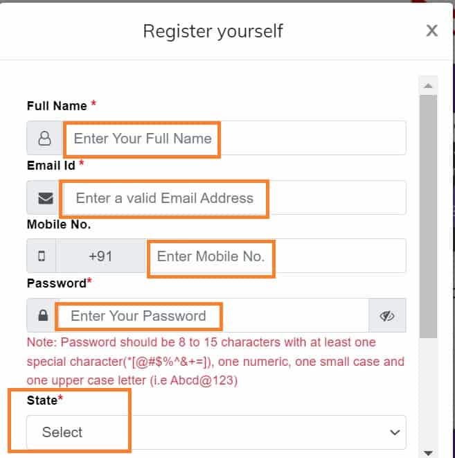 Service Plus Portal Registration.process