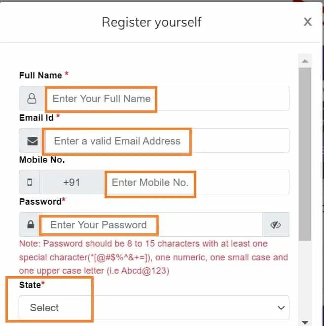 Service Plus Portal Registration.process