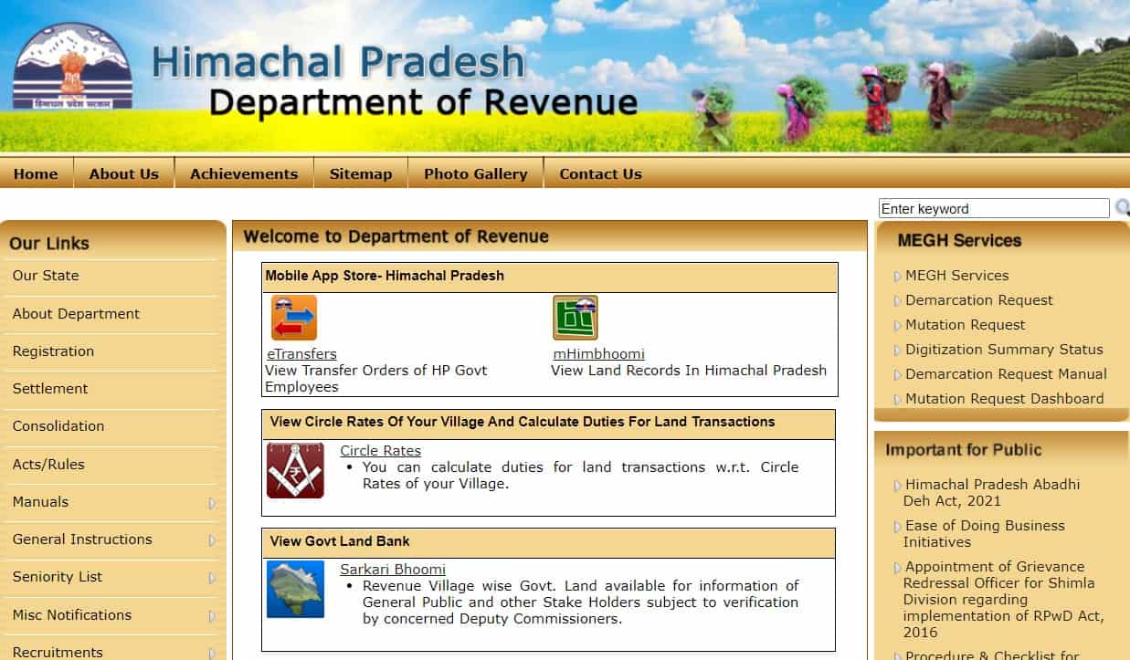 Himachal-pradesh-land-record-official