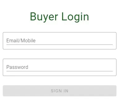 Buyer-login