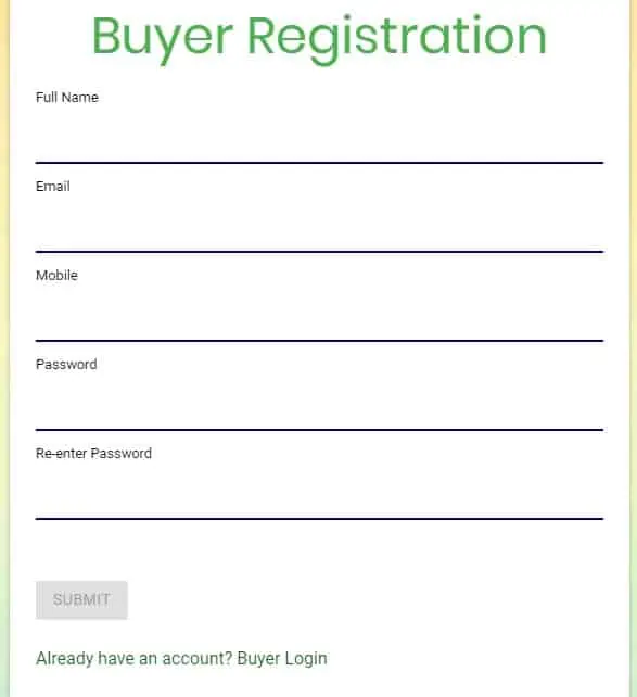 Buyer-registration-form