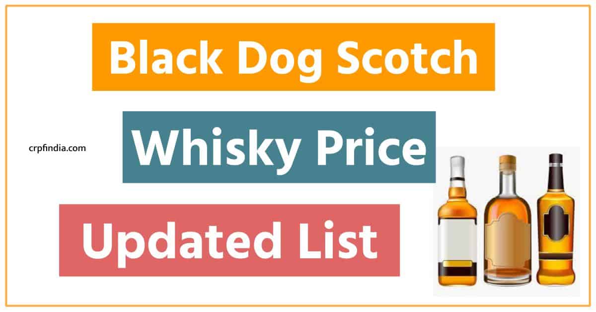 black dog scotch price