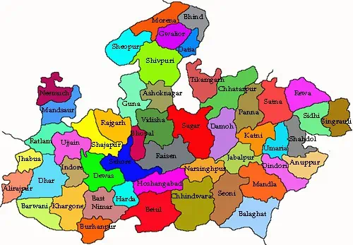 madhyapradesh area(मध्यप्रदेश क्षेत्रफल)