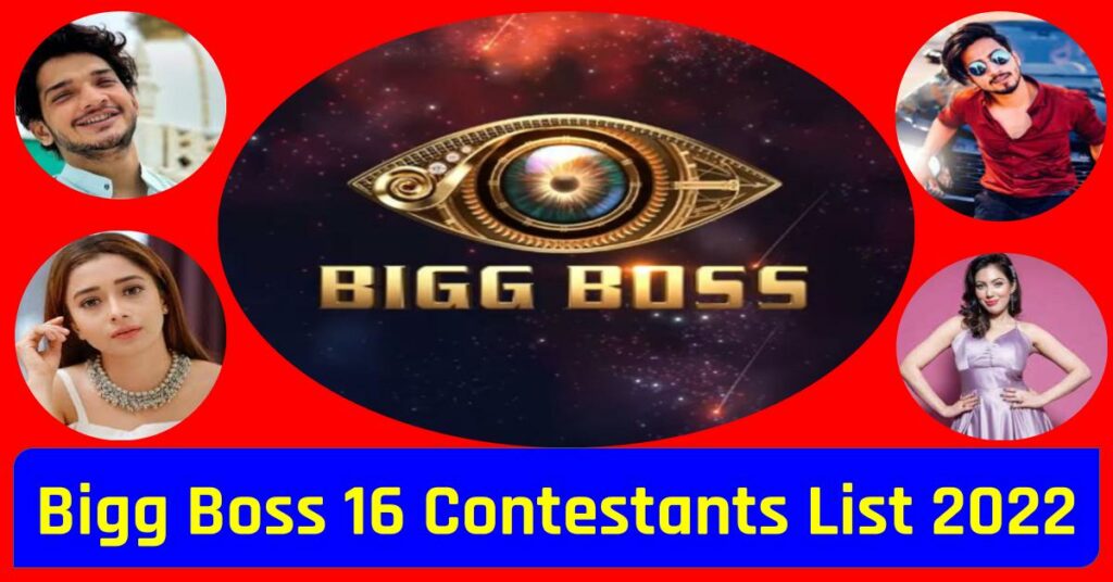 Bigg Boss 16 Contestants List 2022 With Photos, Names Available Now