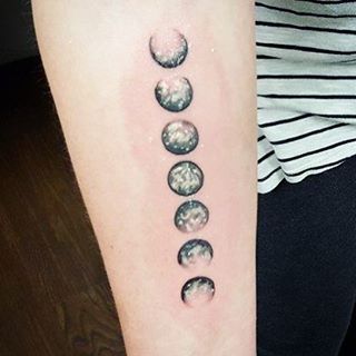 Phases Of The Moon Tattoos