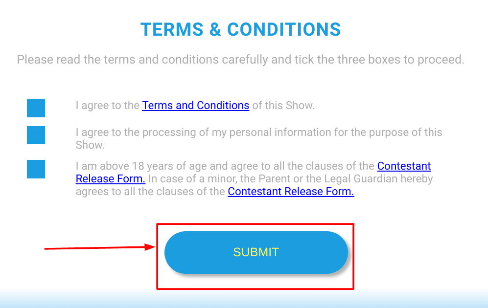 Terms and COndition