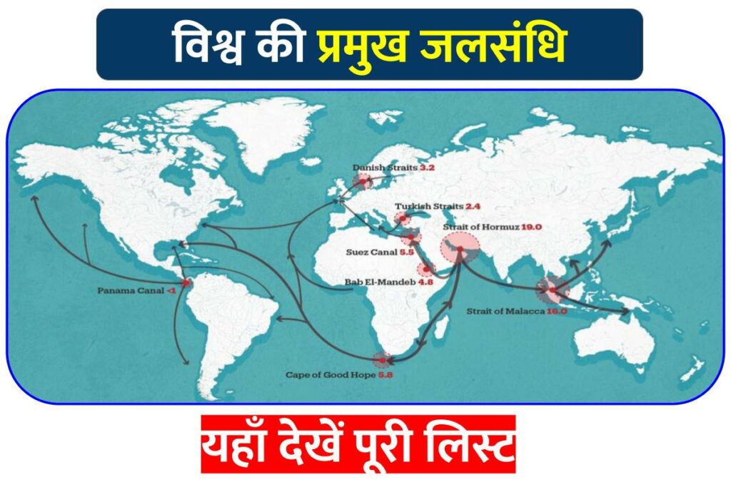 23+ Major Straits Of The World In Hindi
