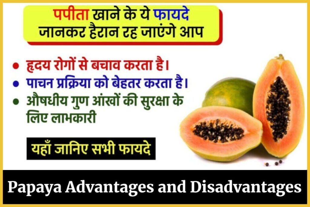 पपीता खाने का सही समय, फायदे और नुकसान (Papaya Advantages and Disadvantages)